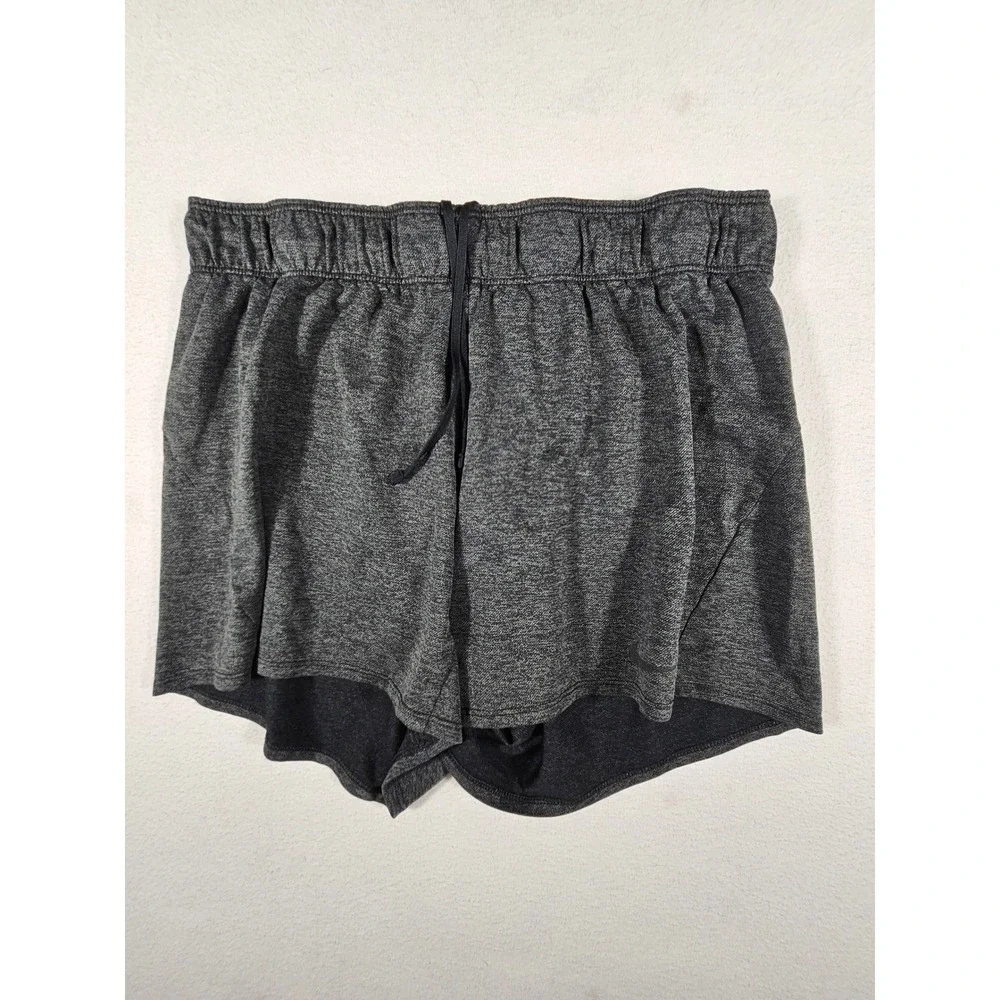Nike Dri-FIT Womens Running Shorts Gray Heather Athletic Gym 890470-010 Size‎ M